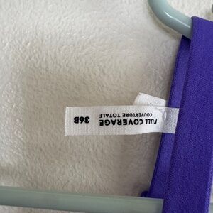 Purple Full Coverage Bra